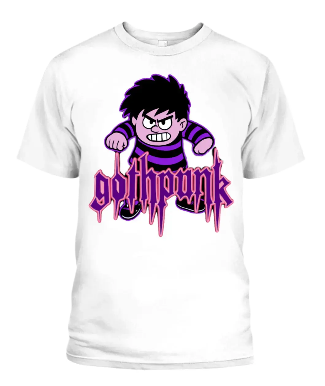 gothpunk menace v1 Unisex T-Shirt | Gildan 5000 goth clothing, punk clothing Mojopriest PhD