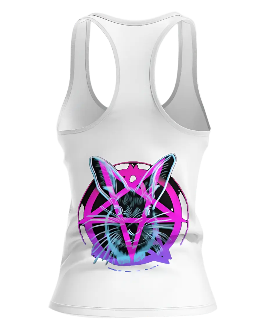 Gothpunk classic Women's Racerback Tank. Goth clothing. Punk clothing.