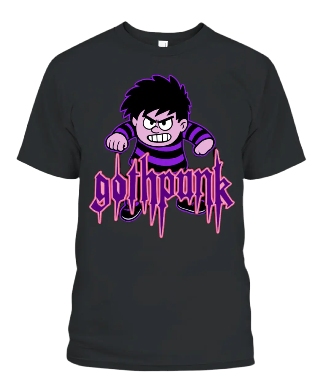 gothpunk menace v1 Unisex T-Shirt | Gildan 5000 goth clothing, punk clothing Mojopriest PhD