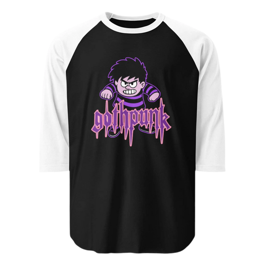3/4 sleeve raglan shirt Mojopriest PhD