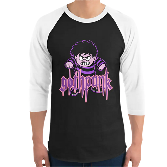 3/4 sleeve raglan shirt Mojopriest PhD