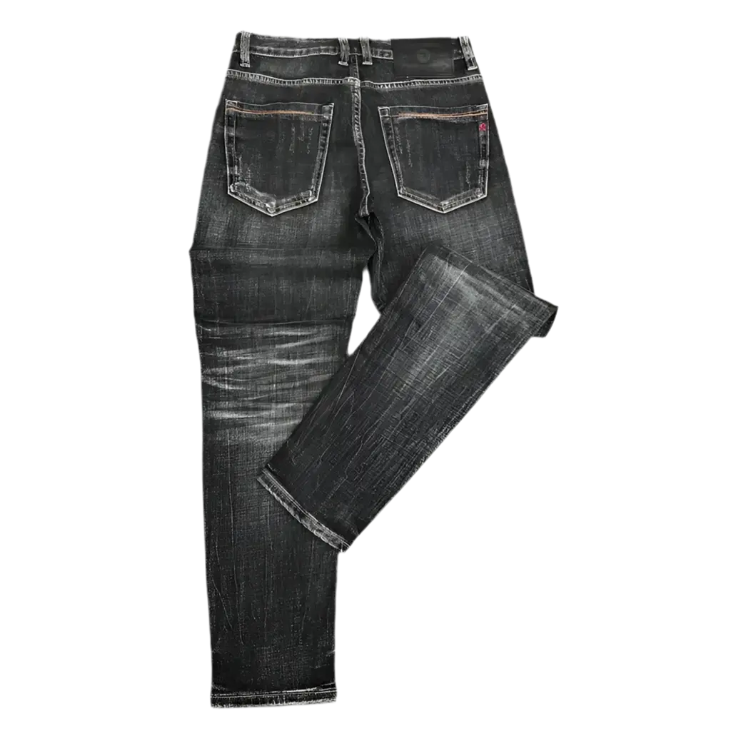 Denim outfit bundle 1. Punk style vest and jeans. Goth clothing, punk clothing