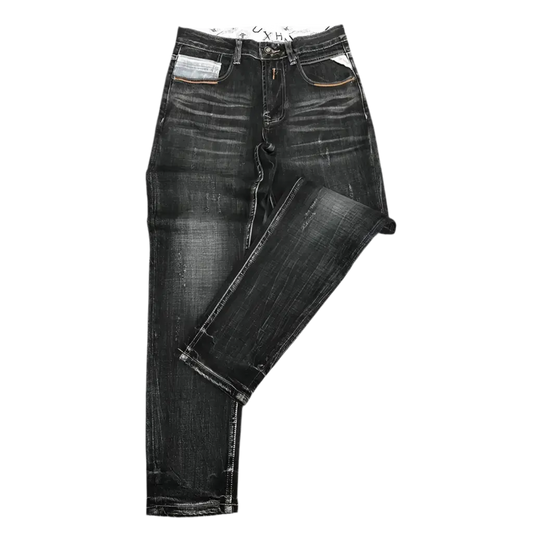 Denim outfit bundle 1. Punk style vest and jeans. Goth clothing, punk clothing