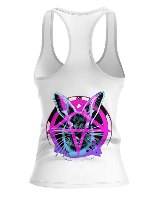 Gothpunk classic Women's  Racerback Tank. Goth clothing. Punk clothing.